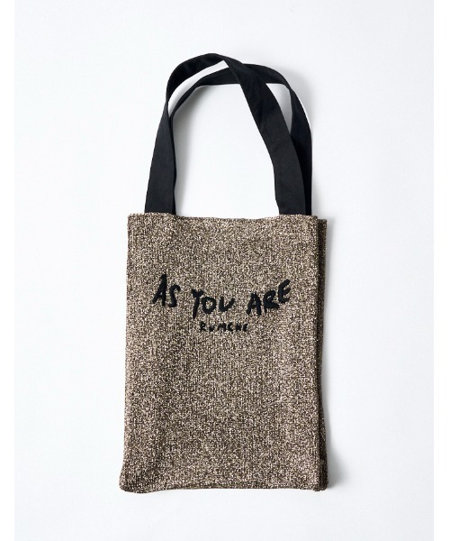 RUMCHE(ラムシェ)の「Bond Yarn Tote Bag / ボンドヤーントートバッグ(トートバッグ・レディース・ブラック/ゴールド・FREE)」の8枚目の写真