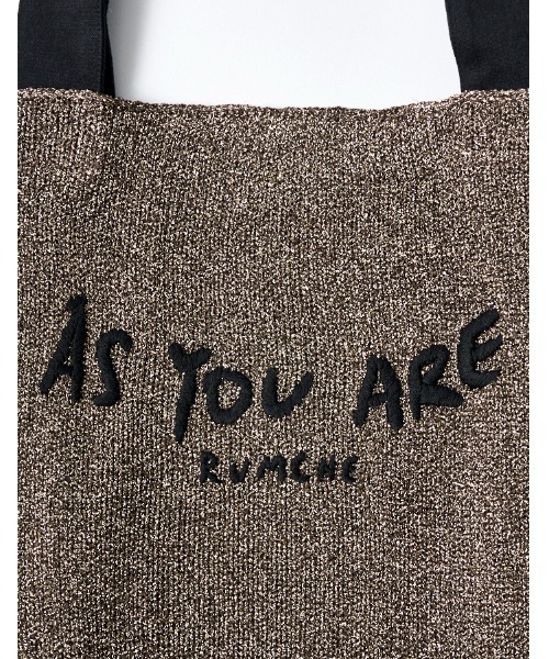 RUMCHE(ラムシェ)の「Bond Yarn Tote Bag / ボンドヤーントートバッグ(トートバッグ・レディース・ブラック/ゴールド・FREE)」の12枚目の写真