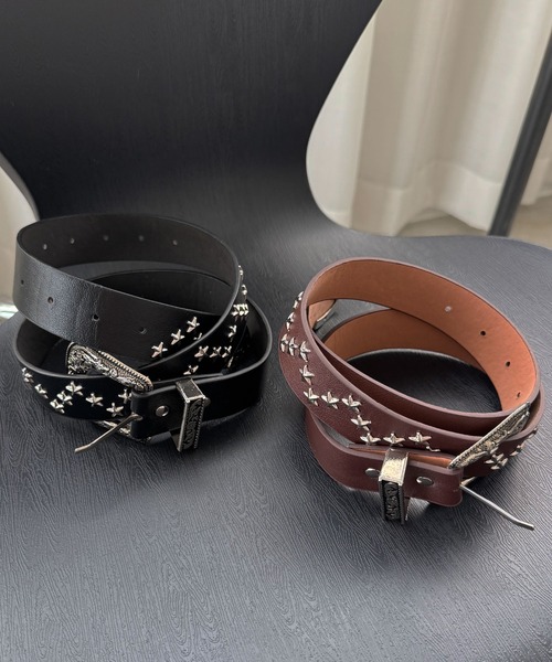 vaundy ベルト UNISEX エンボスベルト オフホワイト 071799849