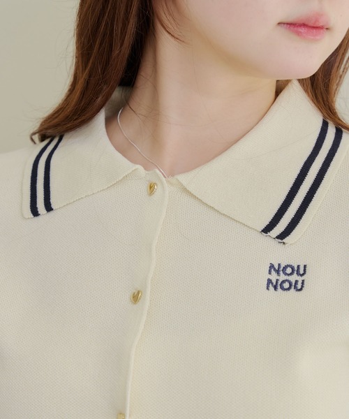 Another Branch olive des olive(アナザーブランチオリーブデオリーブ)の「ニットポロSETUP(ワンピース・レディース・アイボリー/トップグレー/ネイビー/ブラウン・FREE)」の18枚目の写真