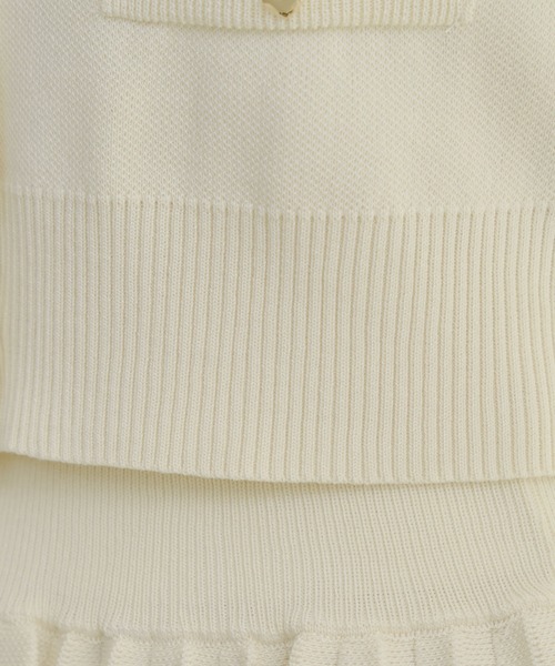 Another Branch olive des olive(アナザーブランチオリーブデオリーブ)の「ニットポロSETUP(ワンピース・レディース・アイボリー/トップグレー/ネイビー/ブラウン・FREE)」の14枚目の写真