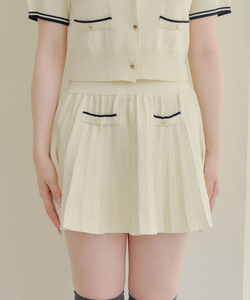 Another Branch olive des olive(アナザーブランチオリーブデオリーブ)の「ニットポロSETUP(ワンピース・レディース・アイボリー/トップグレー/ネイビー/ブラウン・FREE)」の13枚目の写真