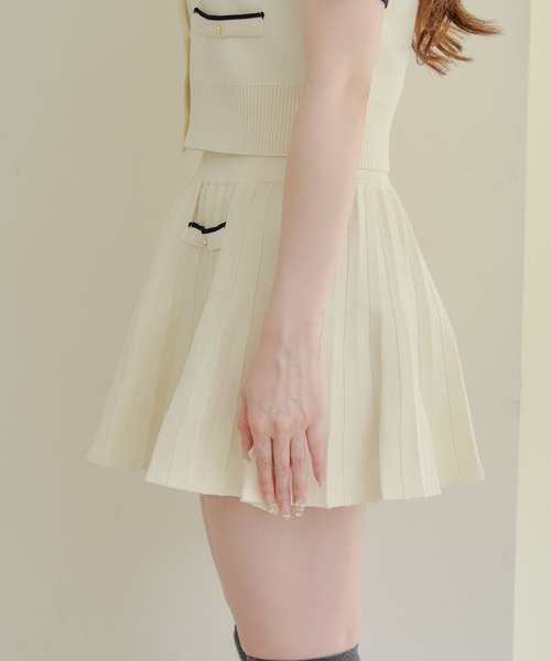 Another Branch olive des olive(アナザーブランチオリーブデオリーブ)の「ニットポロSETUP(ワンピース・レディース・アイボリー/トップグレー/ネイビー/ブラウン・FREE)」の12枚目の写真