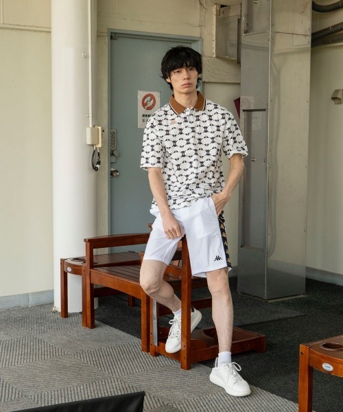 Kappa（カッパ）の「【Kappa/カッパ】半袖ポロシャツ　ゴルフ　おしゃれなギフトに最適！（シャツ/ブラウス・メンズ・ホワイト/ネイビー/ブラック・MEDIUM/X-LARGE/LARGE）」の14枚目の写真