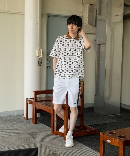 Kappa（カッパ）の「【Kappa/カッパ】半袖ポロシャツ　ゴルフ　おしゃれなギフトに最適！（シャツ/ブラウス・メンズ・ホワイト/ネイビー/ブラック・MEDIUM/X-LARGE/LARGE）」の15枚目の写真