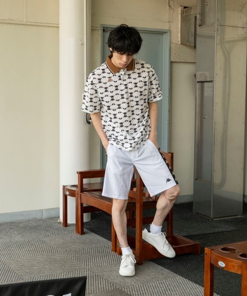 Kappa（カッパ）の「【Kappa/カッパ】半袖ポロシャツ　ゴルフ　おしゃれなギフトに最適！（シャツ/ブラウス・メンズ・ホワイト/ネイビー/ブラック・MEDIUM/X-LARGE/LARGE）」の18枚目の写真