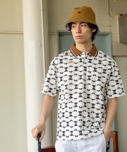 Kappa（カッパ）の「【Kappa/カッパ】半袖ポロシャツ　ゴルフ　おしゃれなギフトに最適！（シャツ/ブラウス・メンズ・ホワイト/ネイビー/ブラック・MEDIUM/X-LARGE/LARGE）」の9枚目の写真