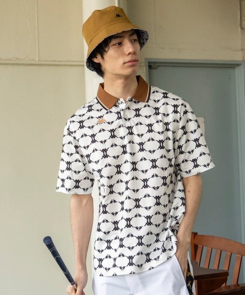 Kappa（カッパ）の「【Kappa/カッパ】半袖ポロシャツ　ゴルフ　おしゃれなギフトに最適！（シャツ/ブラウス・メンズ・ホワイト/ネイビー/ブラック・MEDIUM/X-LARGE/LARGE）」の12枚目の写真