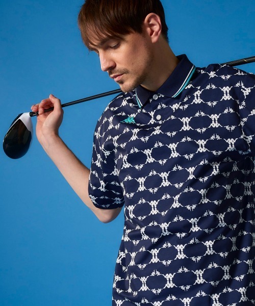 Kappa（カッパ）の「【Kappa/カッパ】半袖ポロシャツ　ゴルフ　おしゃれなギフトに最適！（シャツ/ブラウス・メンズ・ホワイト/ネイビー/ブラック・MEDIUM/X-LARGE/LARGE）」の7枚目の写真