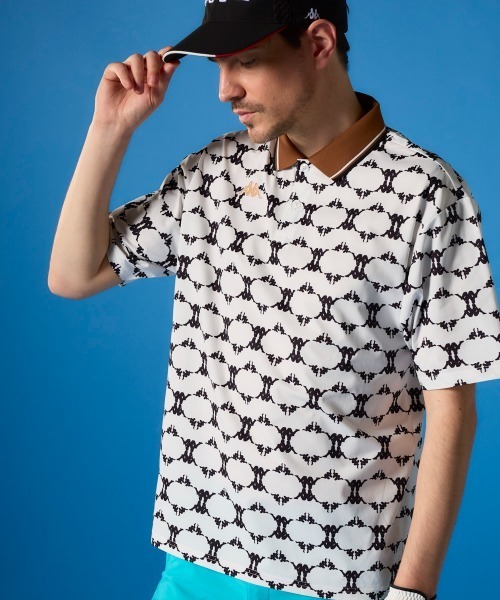 Kappa（カッパ）の「【Kappa/カッパ】半袖ポロシャツ　ゴルフ　おしゃれなギフトに最適！（シャツ/ブラウス・メンズ・ホワイト/ネイビー/ブラック・MEDIUM/X-LARGE/LARGE）」の5枚目の写真