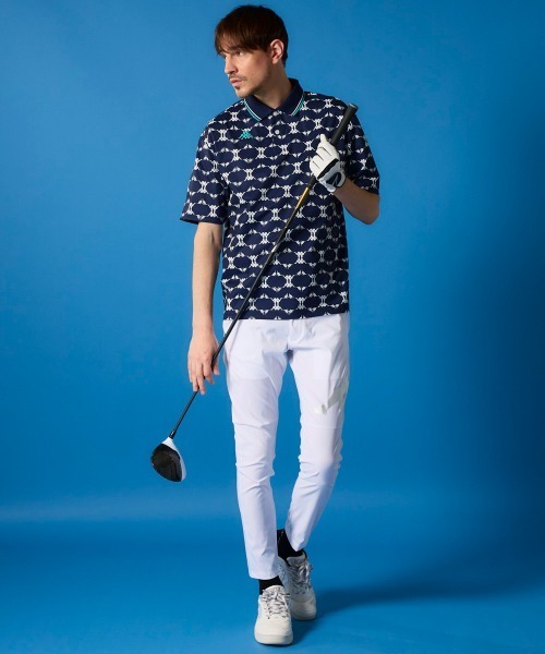 Kappa（カッパ）の「【Kappa/カッパ】半袖ポロシャツ　ゴルフ　おしゃれなギフトに最適！（シャツ/ブラウス・メンズ・ホワイト/ネイビー/ブラック・MEDIUM/X-LARGE/LARGE）」の8枚目の写真