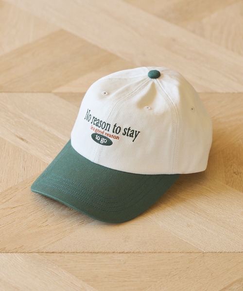 earth music&ecology（アースミュージックアンドエコロジー）の「ロゴ刺繍配色ツイルキャップ（キャップ・レディース・ネイビー/アイボリー/オフホワイト・FREE）」の15枚目の写真