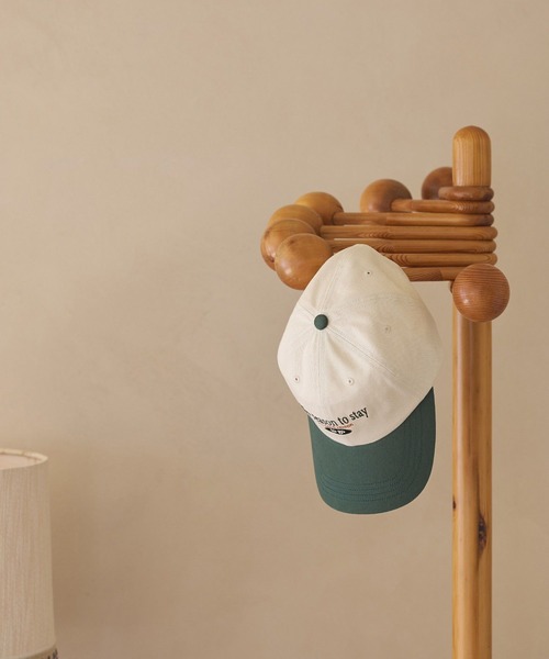 earth music&ecology（アースミュージックアンドエコロジー）の「ロゴ刺繍配色ツイルキャップ（キャップ・レディース・ネイビー/アイボリー/オフホワイト・FREE）」の10枚目の写真