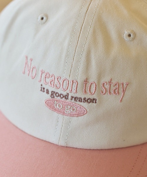 earth music&ecology（アースミュージックアンドエコロジー）の「ロゴ刺繍配色ツイルキャップ（キャップ・レディース・ネイビー/アイボリー/オフホワイト・FREE）」の11枚目の写真