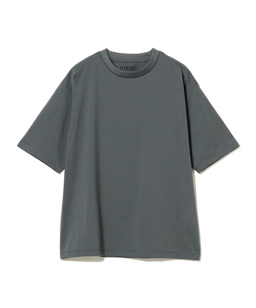 B:MING by BEAMS(ビーミングバイビームス)の「メッシュ クルーネック Tシャツ(Tシャツ/カットソー・メンズ・ブルー系その他/ブラック・SMALL/MEDIUM/LARGE/X-LARGE)」の2枚目の写真