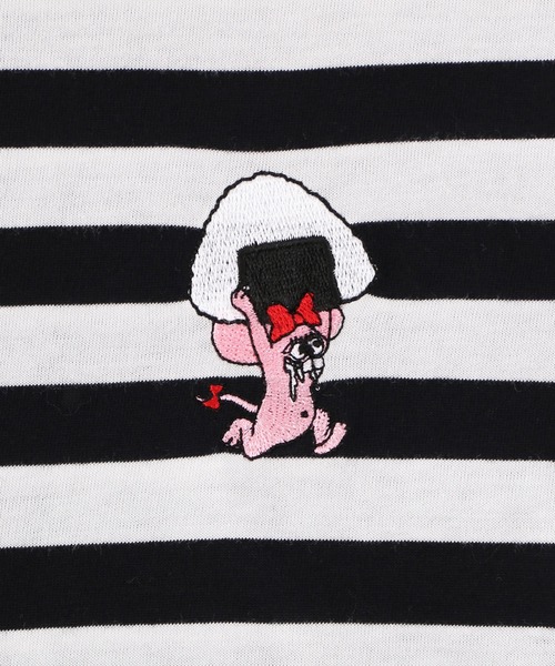 PUNYUS(プニュズ)の「ワンポイントボーダーTシャツ(Tシャツ/カットソー・レディース・その他1/その他2・1/2/3/4)」の5枚目の写真