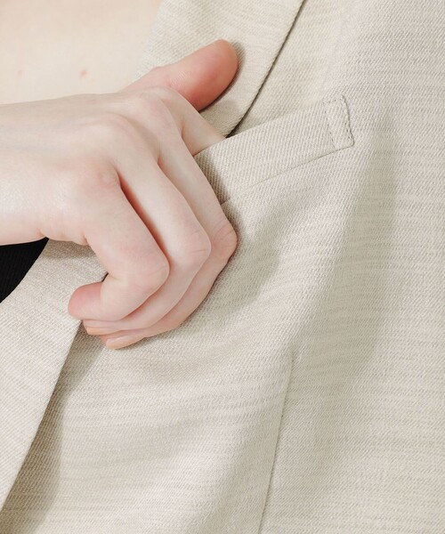 LOVELESS（ラブレス）の「ウォッシャブルハーフスリーブジャケット（テーラードジャケット・レディース・ベージュ系その他3・34/36）」の8枚目の写真