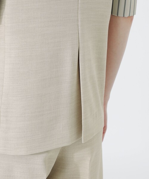 LOVELESS（ラブレス）の「ウォッシャブルハーフスリーブジャケット（テーラードジャケット・レディース・ベージュ系その他3・34/36）」の5枚目の写真