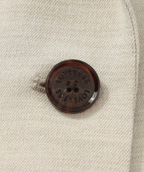 LOVELESS（ラブレス）の「ウォッシャブルハーフスリーブジャケット（テーラードジャケット・レディース・ベージュ系その他3・34/36）」の4枚目の写真