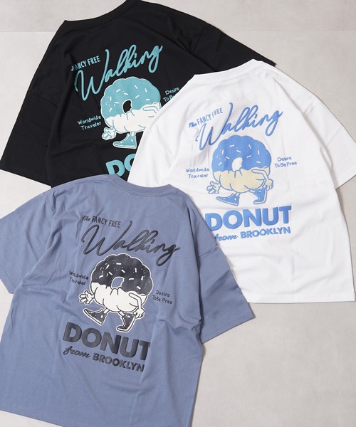 ドーナツモチーフ ビッグTシャツ / Donut motif Big T-shirt（Tシャツ