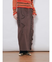 DOLLUPOOPS | ミックスフリルカツラギタイトスカート(スカート)