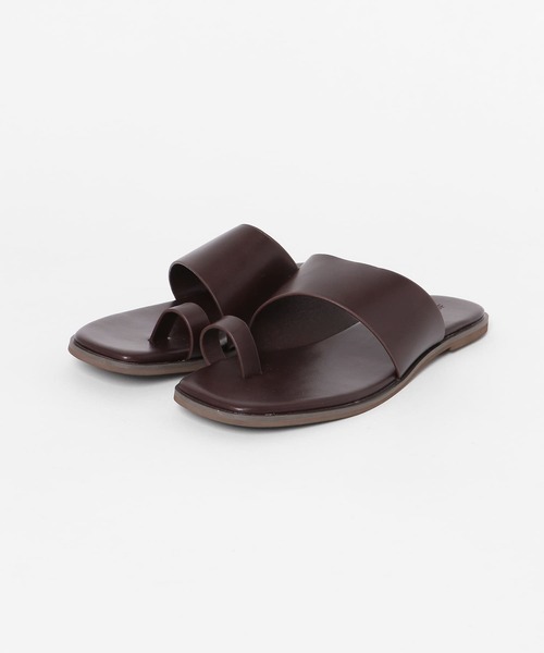 KBF（ケイビーエフ）の「シティトングサンダル（サンダル・レディース・ブラック/バーガンディー・37/36/38）」の4枚目の写真