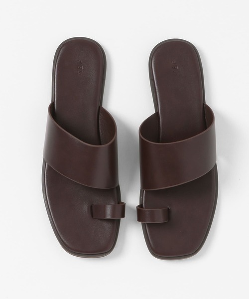 KBF（ケイビーエフ）の「シティトングサンダル（サンダル・レディース・ブラック/バーガンディー・37/36/38）」の5枚目の写真