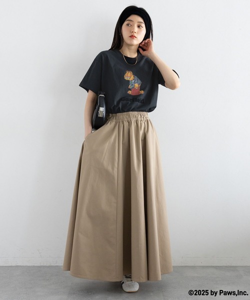 RAGEBLUE（レイジブルー）の「＜Garfield/ガーフィールド ＞プリントTシャツ（Tシャツ/カットソー・レディース・ブラック/ホワイト・FREE）」の8枚目の写真