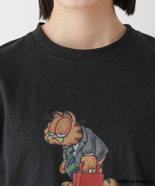 RAGEBLUE（レイジブルー）の「＜Garfield/ガーフィールド ＞プリントTシャツ（Tシャツ/カットソー・レディース・ブラック/ホワイト・FREE）」の13枚目の写真