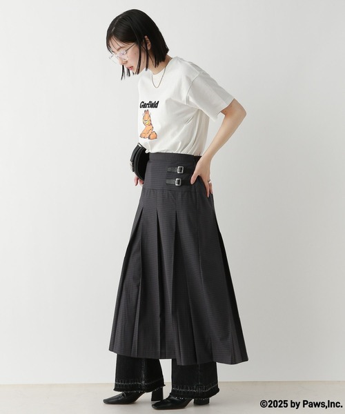 RAGEBLUE（レイジブルー）の「＜Garfield/ガーフィールド ＞プリントTシャツ（Tシャツ/カットソー・レディース・ブラック/ホワイト・FREE）」の18枚目の写真