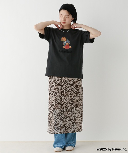 Tシャツ・カットソー YESEYESEE Angry Dog Tee 5FT2175 エンボス プロフィール フォックス オーバーサイズ Tシャツ