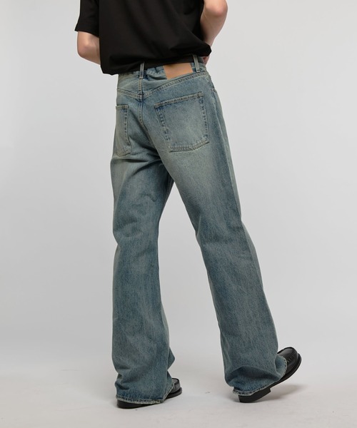 jent louis デニムパンツ　M Zipped-Slit Baggy Denim – Jent Louis