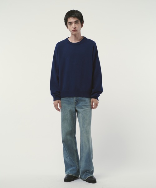 Lui's（ルイス）の「アンスキニーフレアデニムパンツ（デニムパンツ・メンズ・スミクロ/インディゴブルー・30/32/34）」の13枚目の写真