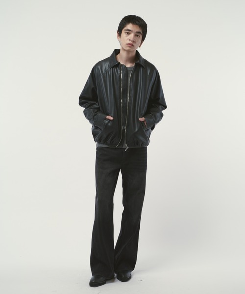 Lui's（ルイス）の「アンスキニーフレアデニムパンツ（デニムパンツ・メンズ・スミクロ/インディゴブルー・30/32/34）」の7枚目の写真