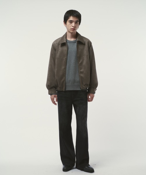 Lui's（ルイス）の「アンスキニーフレアデニムパンツ（デニムパンツ・メンズ・スミクロ/インディゴブルー・30/32/34）」の8枚目の写真