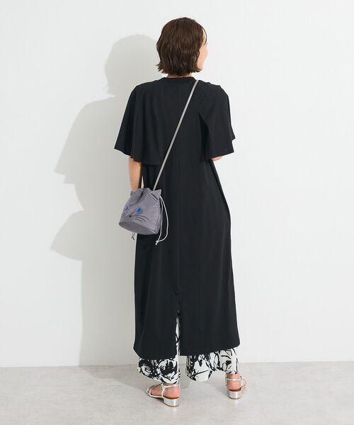 CRAFT STANDARD BOUTIQUE(クラフトスタンダードブティック)の「パフネコ巾着ショルダー(ショルダーバッグ・レディース・アイボリー/ブラック/グレー・FREE)」の7枚目の写真