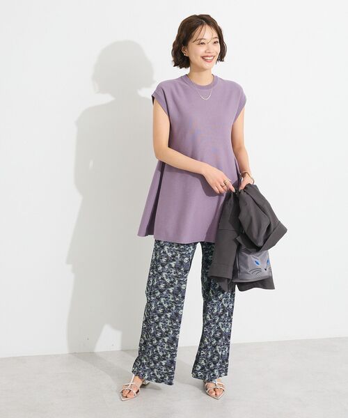 CRAFT STANDARD BOUTIQUE(クラフトスタンダードブティック)の「パフネコ巾着ショルダー(ショルダーバッグ・レディース・アイボリー/ブラック/グレー・FREE)」の9枚目の写真