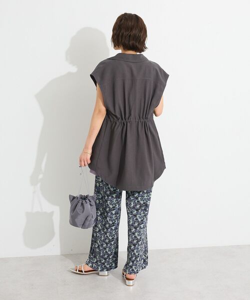 CRAFT STANDARD BOUTIQUE(クラフトスタンダードブティック)の「パフネコ巾着ショルダー(ショルダーバッグ・レディース・アイボリー/ブラック/グレー・FREE)」の10枚目の写真