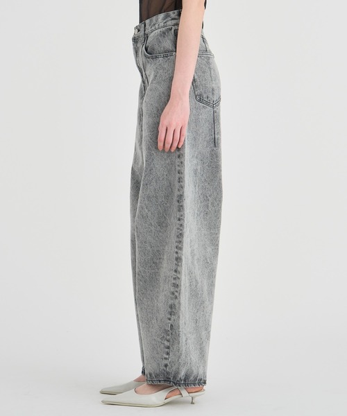 RITAN（リタン）の「【RITAN/リタン】Curve Denim Pants/カーブデニムパンツ（デニムパンツ・レディース・インディゴブルー/グレー・1/2）」の21枚目の写真