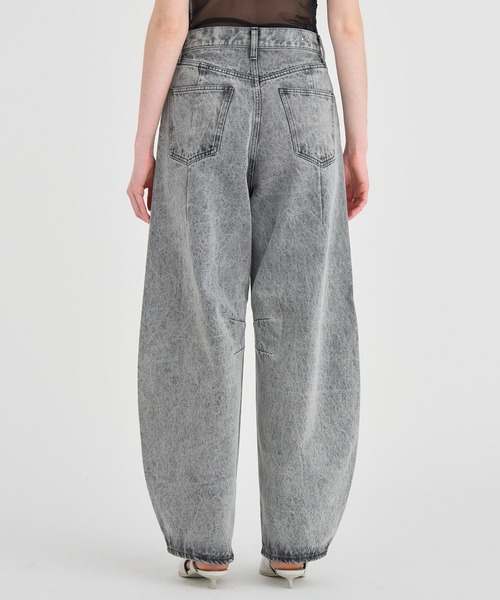 RITAN（リタン）の「【RITAN/リタン】Curve Denim Pants/カーブデニムパンツ（デニムパンツ・レディース・インディゴブルー/グレー・1/2）」の22枚目の写真