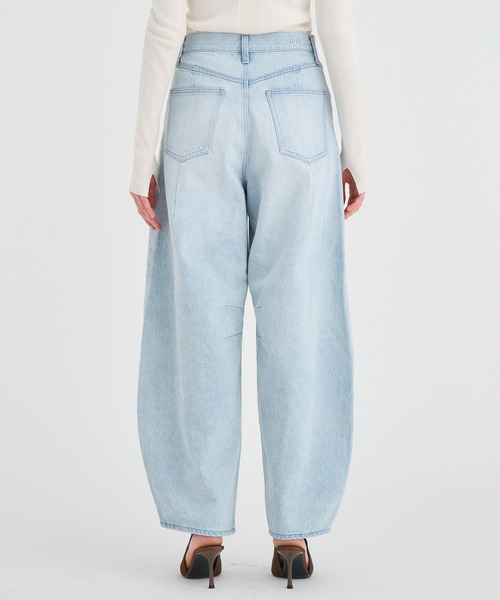 RITAN（リタン）の「【RITAN/リタン】Curve Denim Pants/カーブデニムパンツ（デニムパンツ・レディース・インディゴブルー/グレー・1/2）」の11枚目の写真