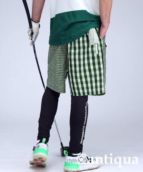 antiqua(アンティカ)の「【STCH】チェックハーフパンツ(その他パンツ・レディース・ネイビー/グリーン/ブラック・ML/LXL)」の18枚目の写真