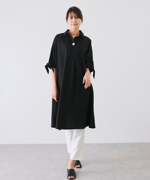 熱販売 袖リボンワンピース（ワンピース）｜Jayro（ジャイロ）の ワンピース