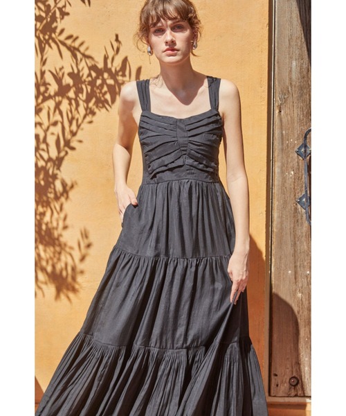 Estella.K ワンピース セール】Rosalia Dress オープンバックカット＆クロスドレス