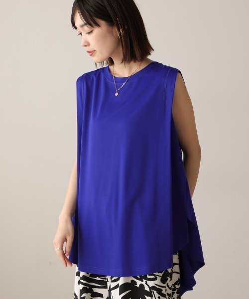 Bou Jeloud（ブージュルード）の「クリアクールカットフレアーチュニック（チュニック・レディース・レッド/ブルー/オフホワイト/ブラック・FREE）」の5枚目の写真