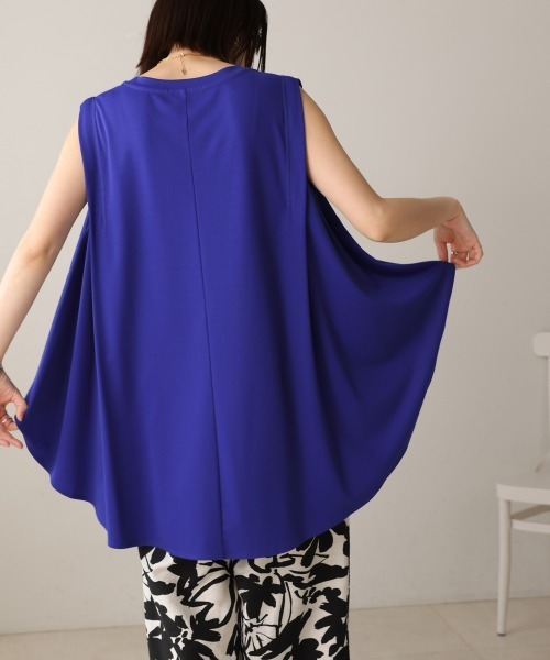 Bou Jeloud（ブージュルード）の「クリアクールカットフレアーチュニック（チュニック・レディース・レッド/ブルー/オフホワイト/ブラック・FREE）」の10枚目の写真