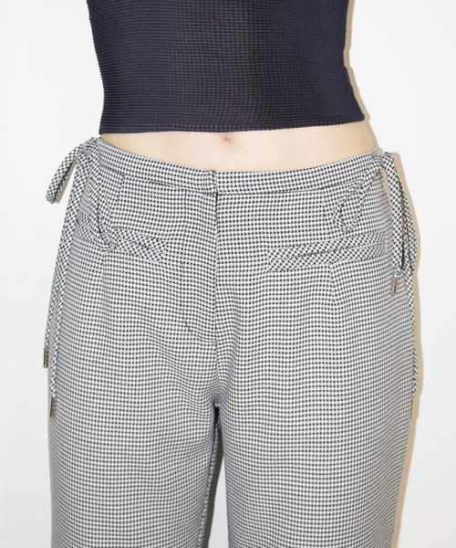 musubore（ムスボレ）の「side ribbon flare PT / サイドリボンフレアパンツ（その他パンツ・レディース・その他/ネイビー・0/1）」の14枚目の写真