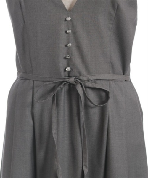 axes femme（アクシーズファム）の「連ボタンタックジャンスカ（ジャンパースカート・レディース・チャコール/ネイビー・FREE）」の20枚目の写真