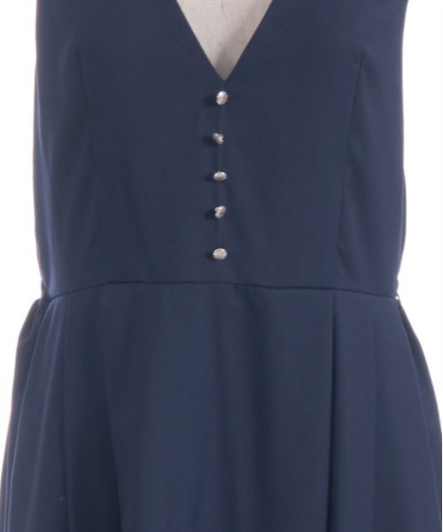 axes femme（アクシーズファム）の「連ボタンタックジャンスカ（ジャンパースカート・レディース・チャコール/ネイビー・FREE）」の11枚目の写真