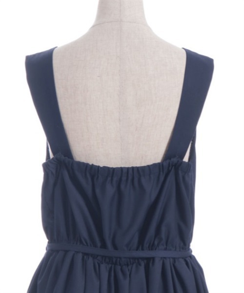 axes femme（アクシーズファム）の「連ボタンタックジャンスカ（ジャンパースカート・レディース・チャコール/ネイビー・FREE）」の10枚目の写真